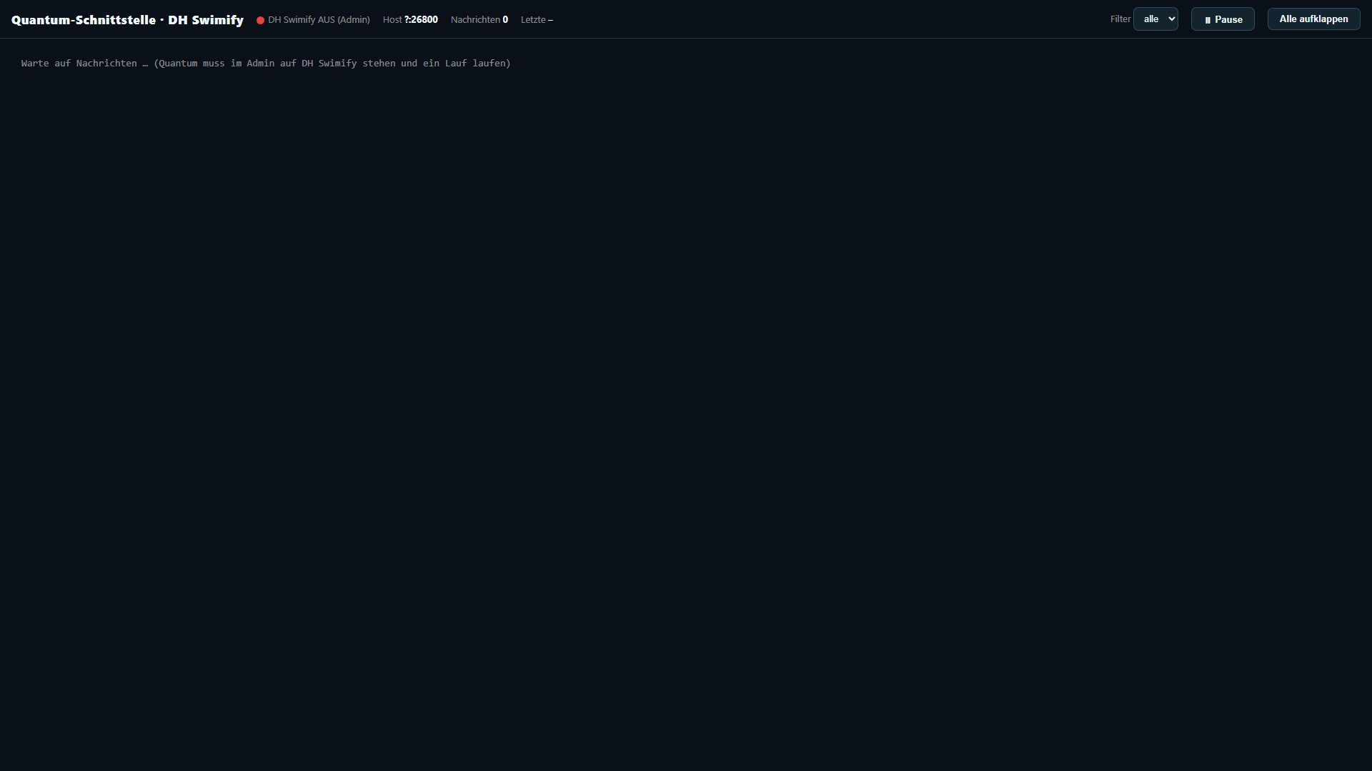 Timing system diagnostic page